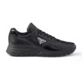 Prada Black Leather Sneakers - Image 1