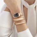 LSP V-Chrono Serpentine Bracelet Watch - Image 1