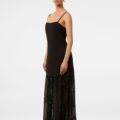 LSP INDUS SERIES - Black Sheer Layered Maxi Dress - Image 1