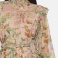 LSP Indus – Floral Sheer Belted Dress - Image 4