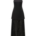 LSP INDUS SERIES - Black Sheer Layered Maxi Dress - Image 3